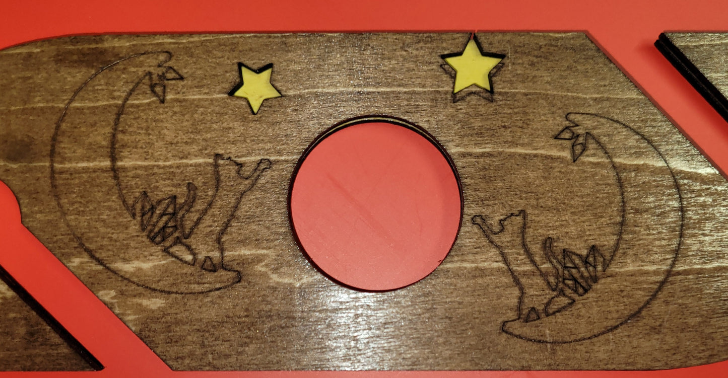 Wine Bottle Glass Caddy