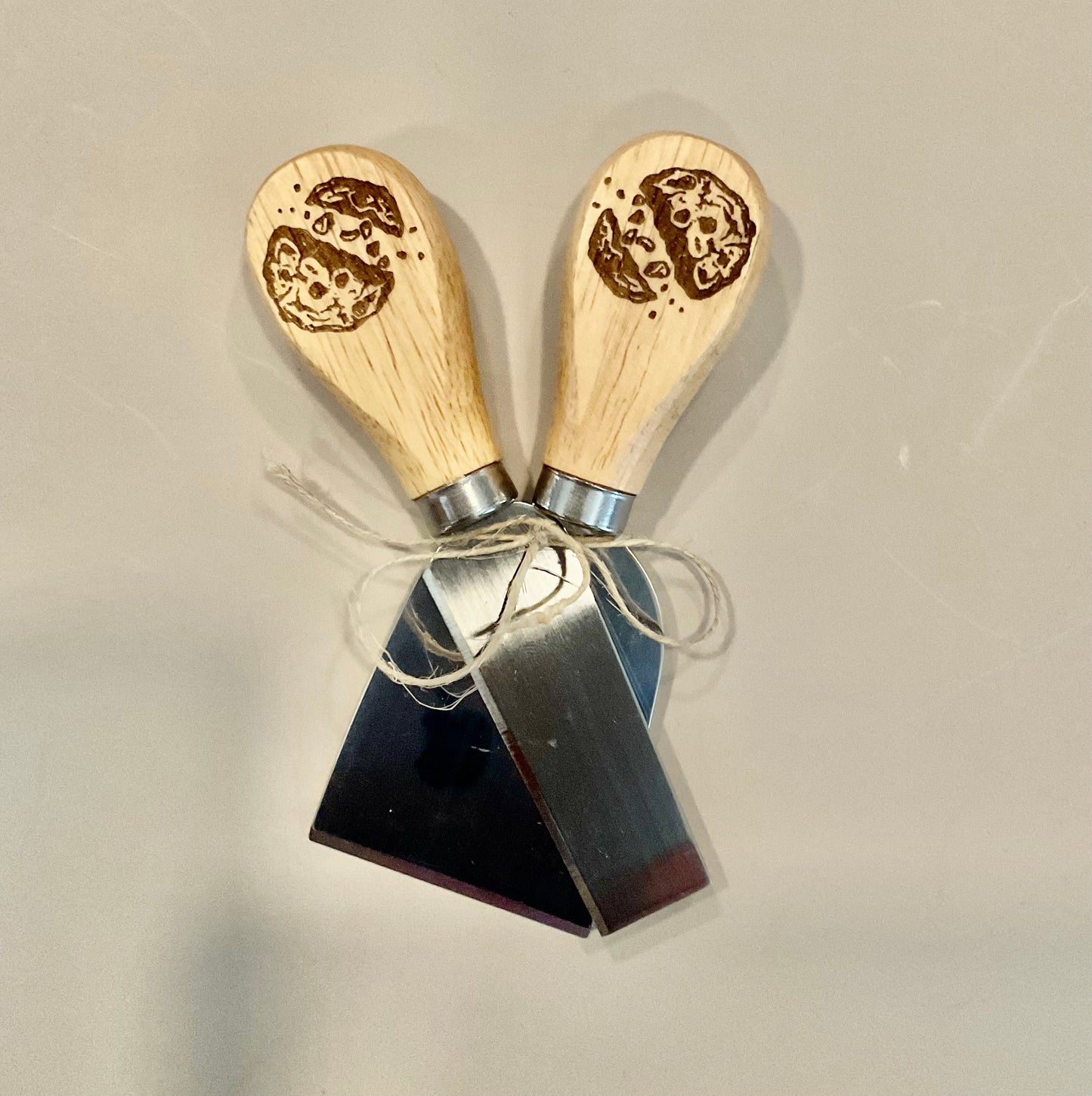 Chocolate Chip Charcuterie Board with Two Cheese Knives