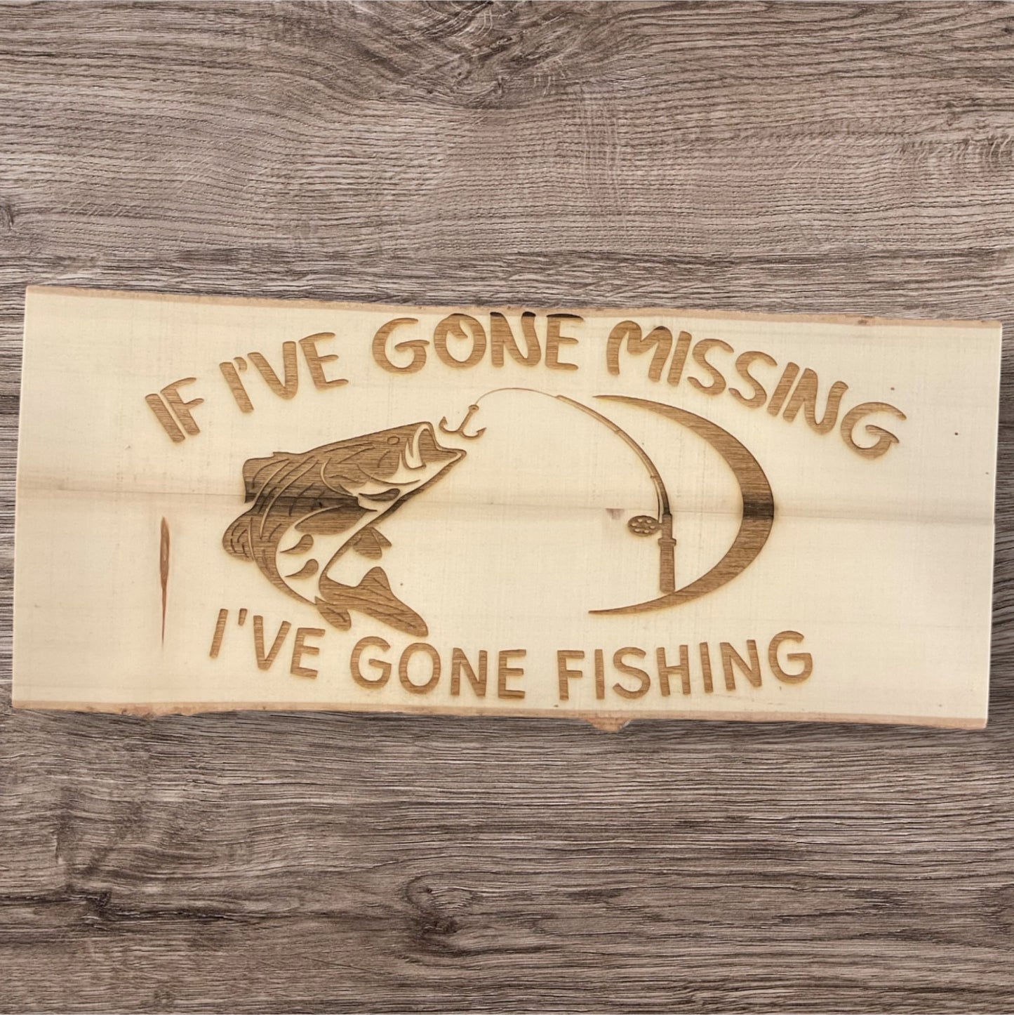 Gone Fishing Sign