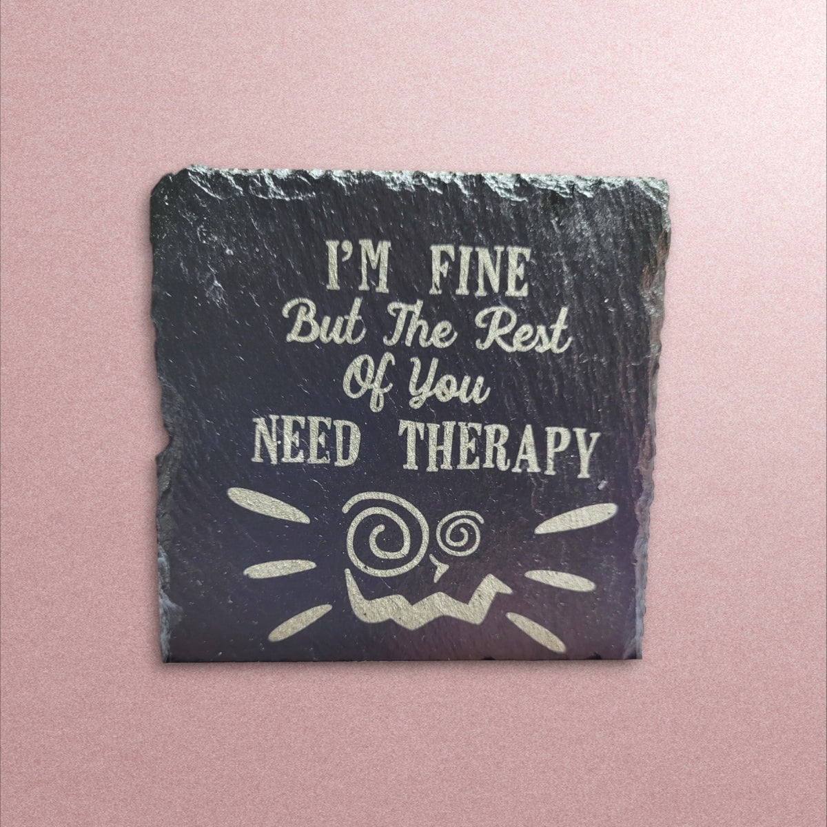 Slate Drink Coasters Set (4)
