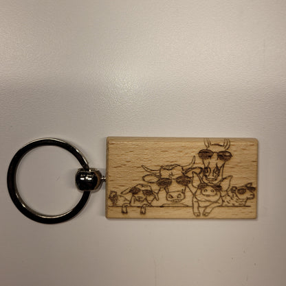 Barnyard Keychain