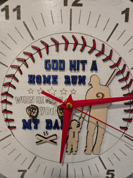 Father's Day Clock