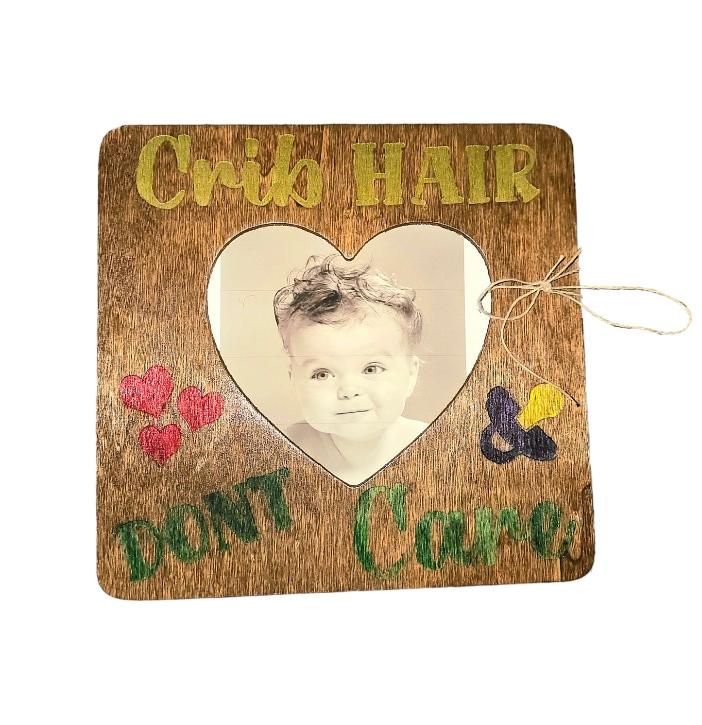 Crib Hair Photo Frame