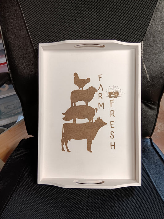 Farm Fresh Serving Tray