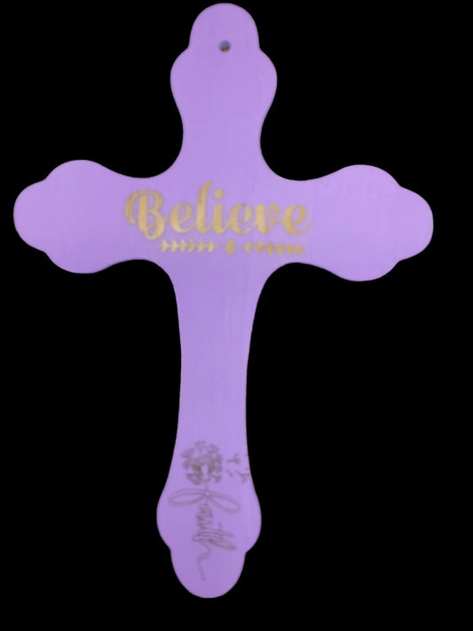 Purple Cross sign