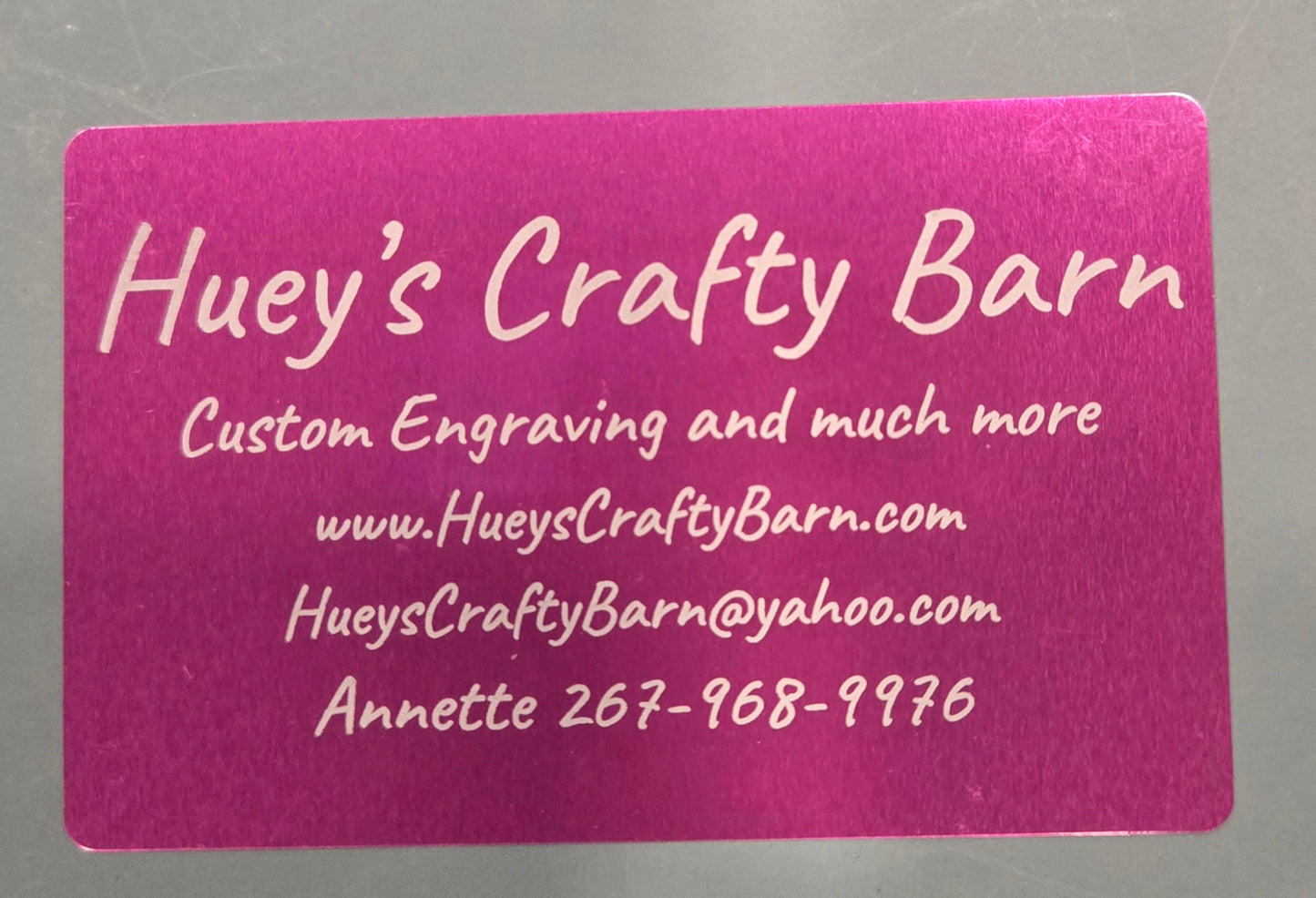 Metal Business Cards-Sample