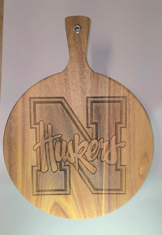 Nebraska Huskers Charcuterie Board