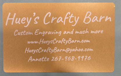 Metal Business Cards-Sample