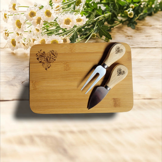 Small Bamboo Charcuterie Board Engraved