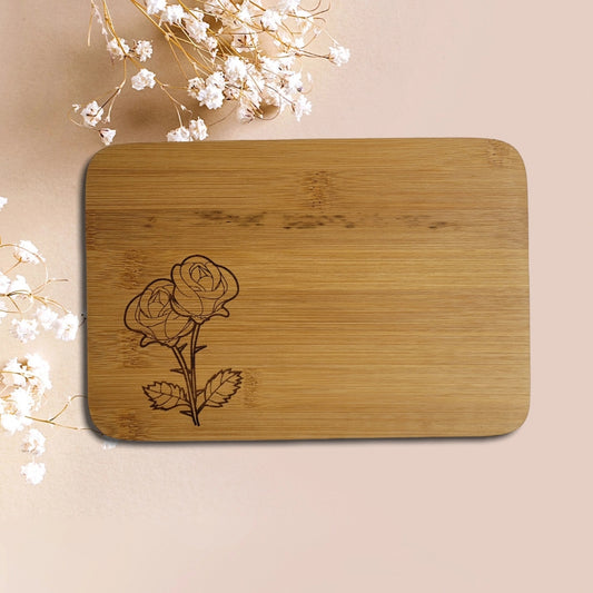 Small Bamboo Charcuterie Board can be personalized
